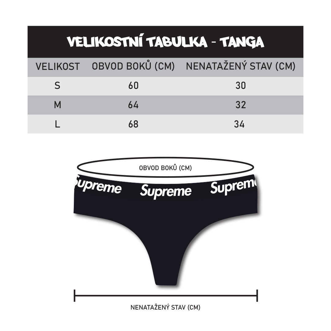 4-pack Supreme thongs