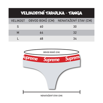 3-pack Supreme thongs