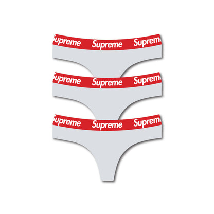 3-pack Supreme thongs