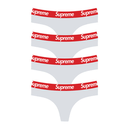 4-pack Supreme thongs