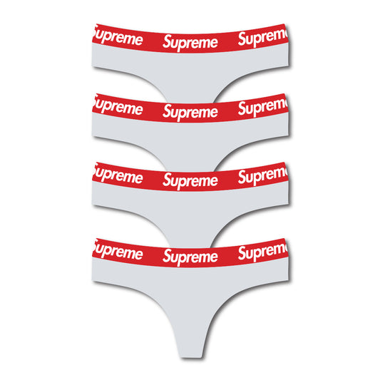 4-pack Supreme thongs